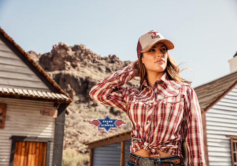 Stars & Stripes Trucker Cap Longhorn