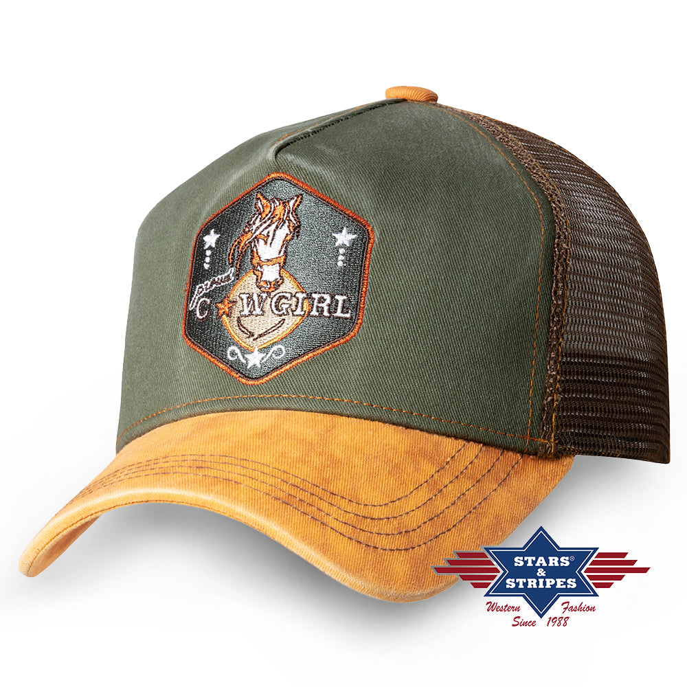 Stars & Stripes Trucker Cap Proud Cowgirl