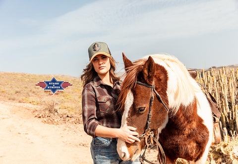 Stars & Stripes Trucker Cap Proud Cowgirl