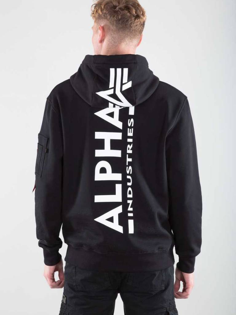Alpha Industries Back Print Hoody - Salathé Jeans & Army Shop AG