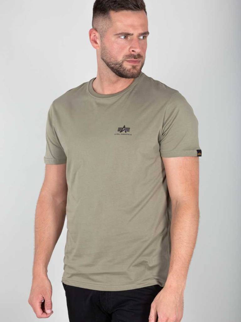 Alpha Industries Basic T-Shirt Small Logo - Salathé Jeans & Army Shop AG