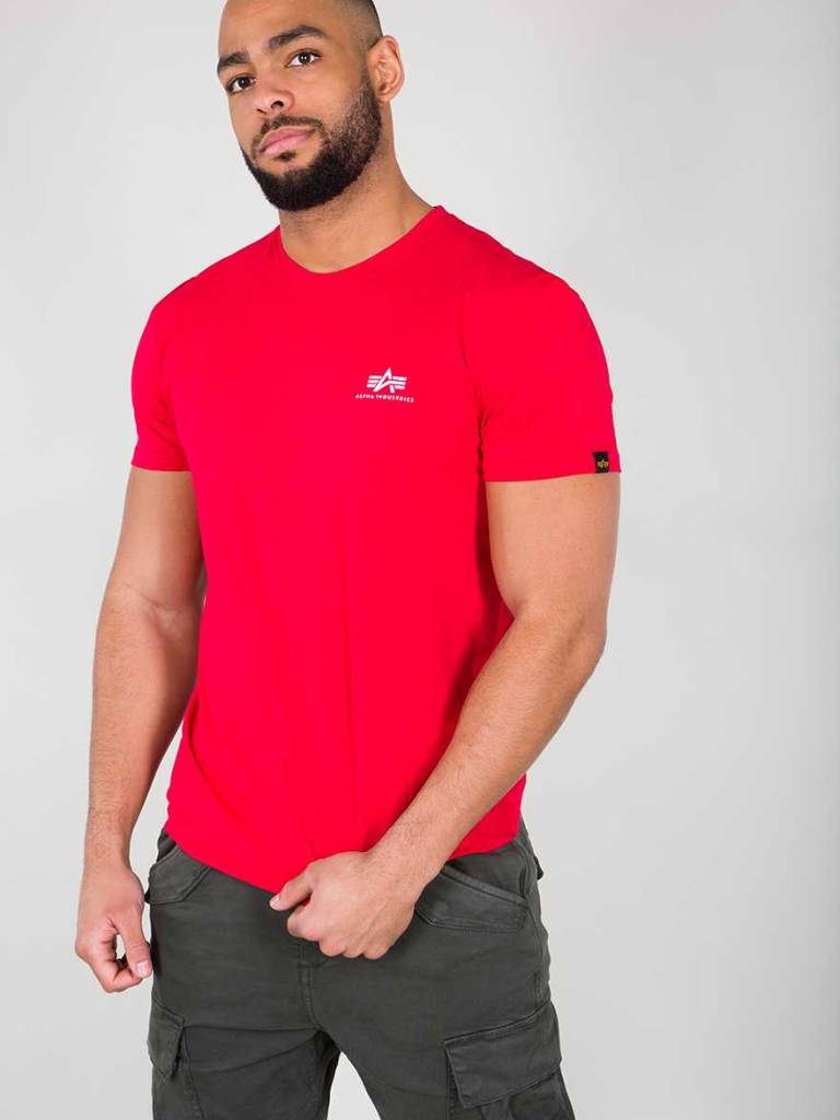 Alpha Industries Basic T-Shirt Small Logo - Salathé Jeans & Army Shop AG