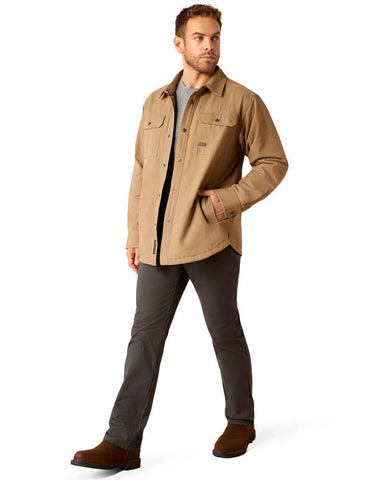 Ariat Rebar Canvas Shirt Jacket KHAKI