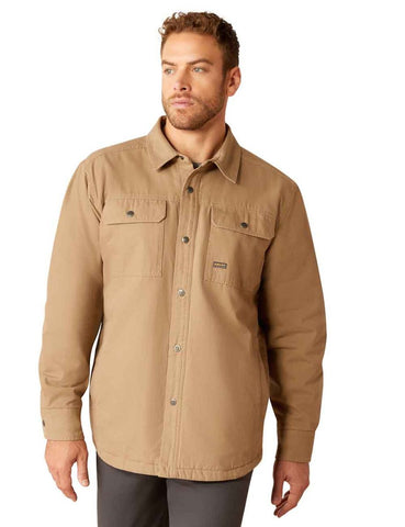 Ariat Rebar Canvas Shirt Jacket KHAKI