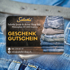 Digitale Gutscheine - Salathé Jeans & Army Shop AG
