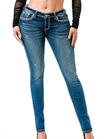 Grace in LA Women Actec Jeans Skinny Fit L32