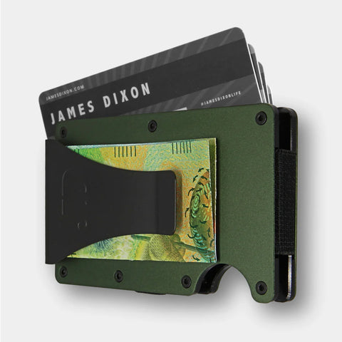 James Dixon Aluminium Wallet Pine Green