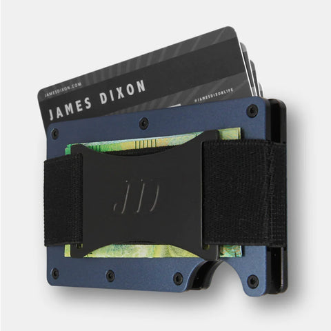 James Dixon Aluminium Wallet Steel Blue