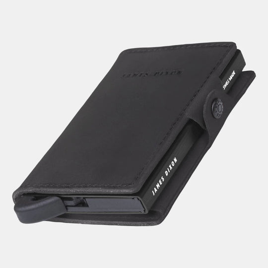 James Dixon Wallet Boton Vintage All Black