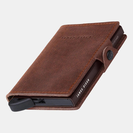 James Dixon Wallet Boton Vintage Havana