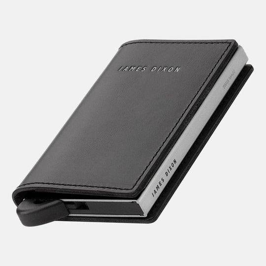 James Dixon Wallet Puro Classic Black Silver