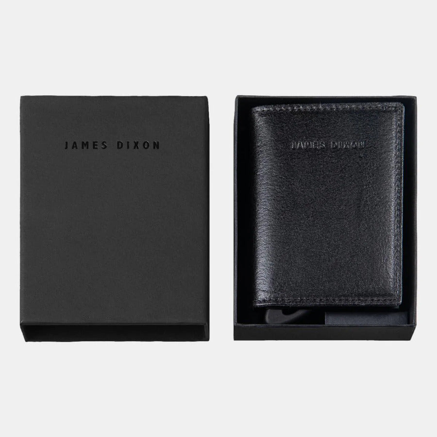 James Dixon Wallet Puro Raw All Black - Salathé Jeans & Army Shop AG
