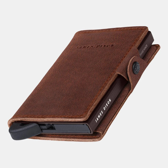 James Dixon Wallet Boton Vintage Havana