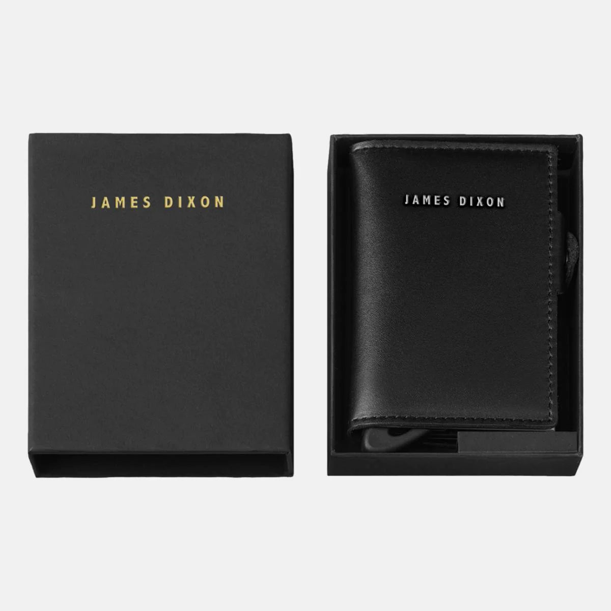 James Dixon Wallet Boton One Black Silver - Salathé Jeans & Army Shop AG
