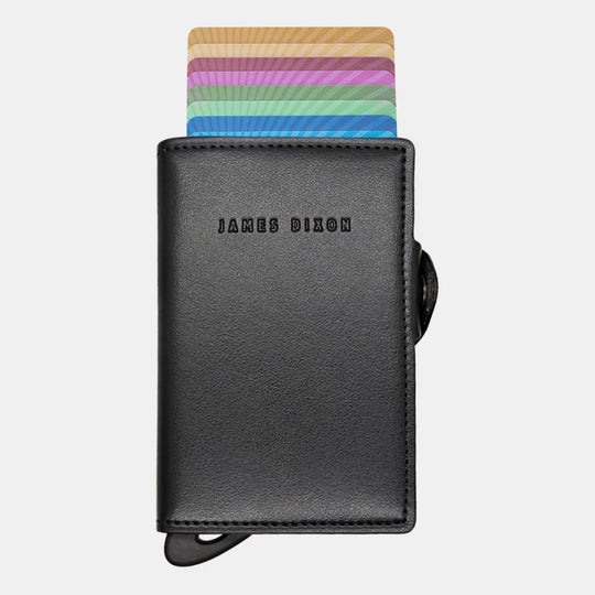 James Dixon Boton Moneda Vegan All Black