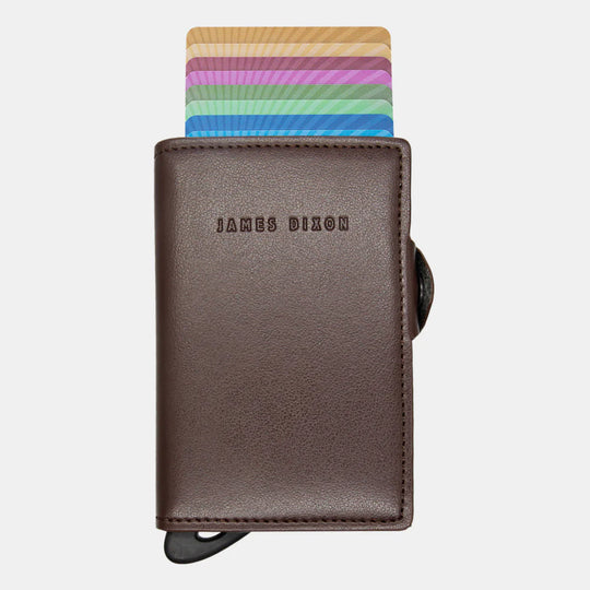 James Dixon Boton Moneda Vegan Cacao Brown