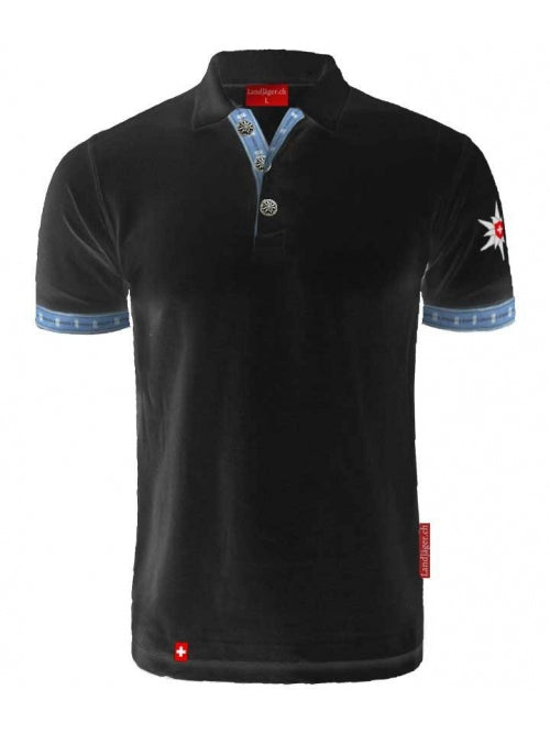 Landjäger Polo-Shirt Edelweiss