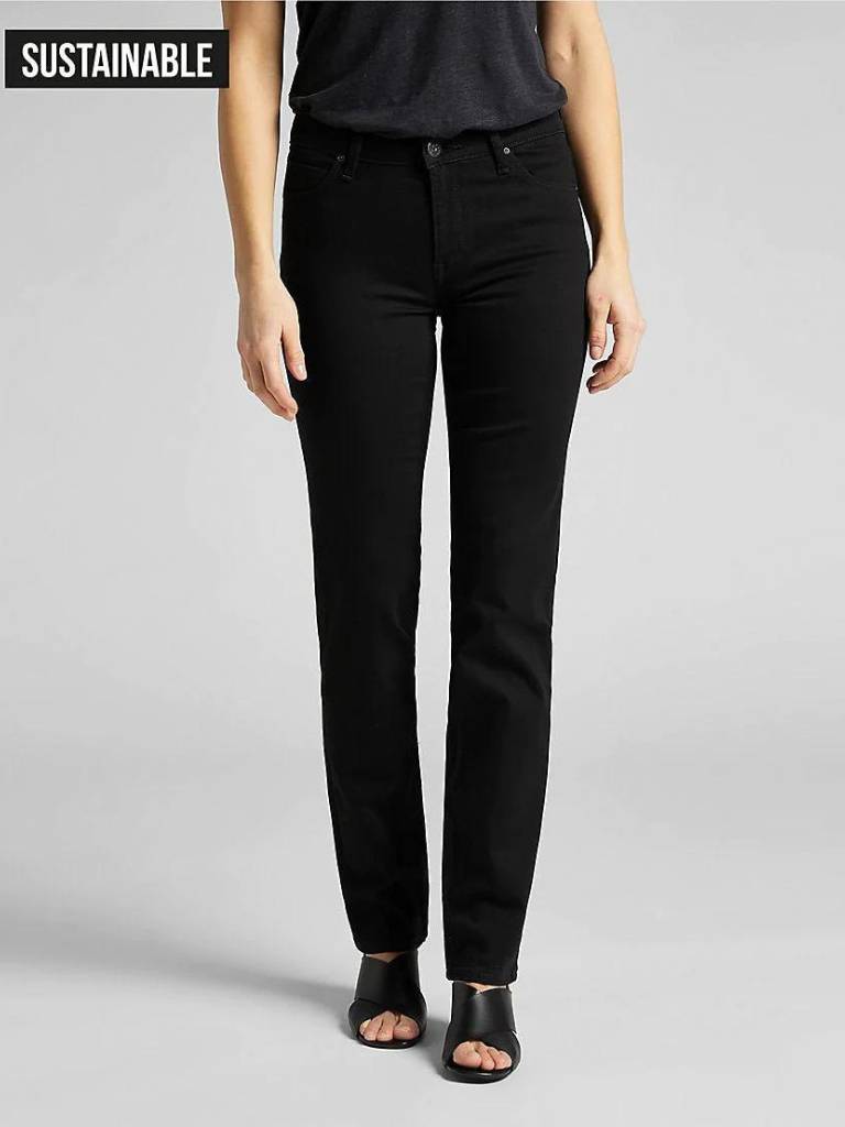 Lee Marion Straight Jeans Black Rinse - Salathé Jeans & Army Shop AG