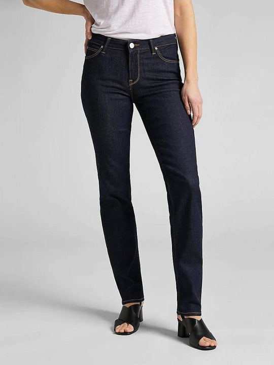 Lee Marion Straight Jeans Rinse