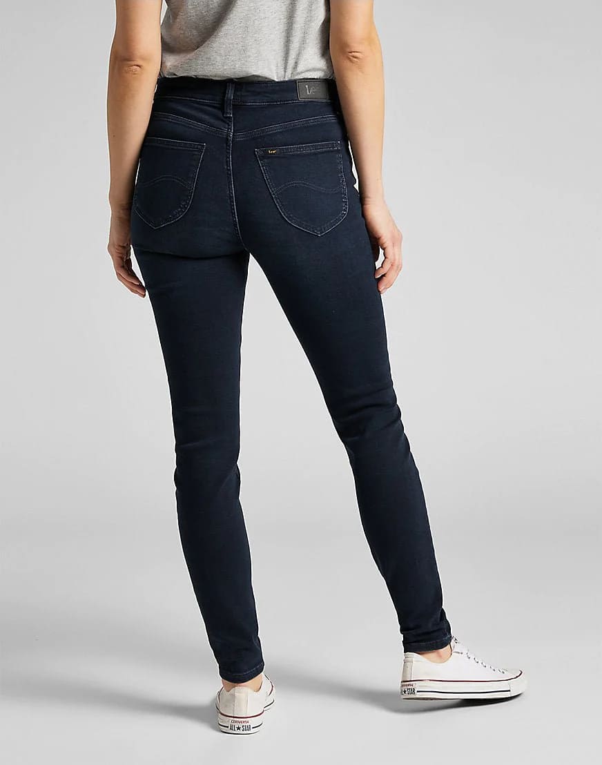 Lee Scarlett High Jeans Worn Ebony - Salathé Jeans & Army Shop AG