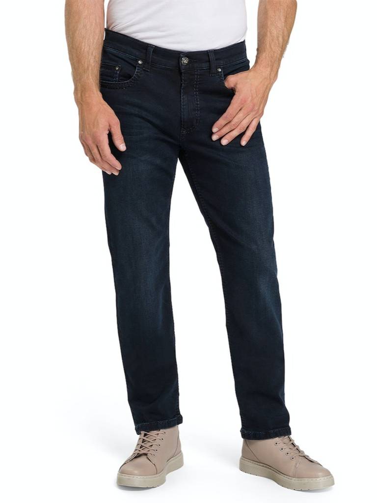 Pioneer Jeans Rando Dark Blue Used Buffies - Salathé Jeans & Army Shop AG