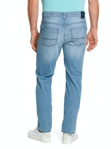 Pioneer Jeans Rando Light Blue Used Buffies - Salathé Jeans & Army Shop AG