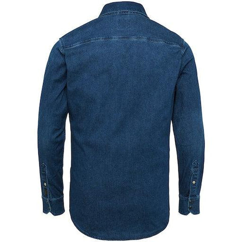 PME Legend Jeanshemd Shirt Blue Denim - Salathé Jeans & Army Shop AG