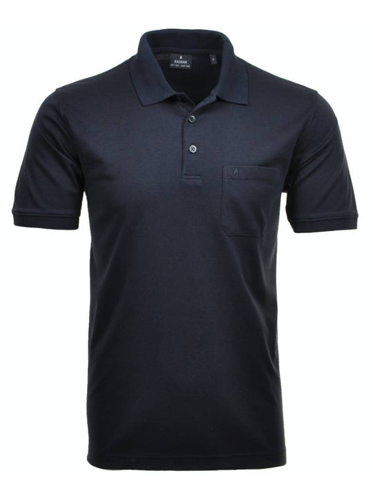 Ragman Polo Shirt button