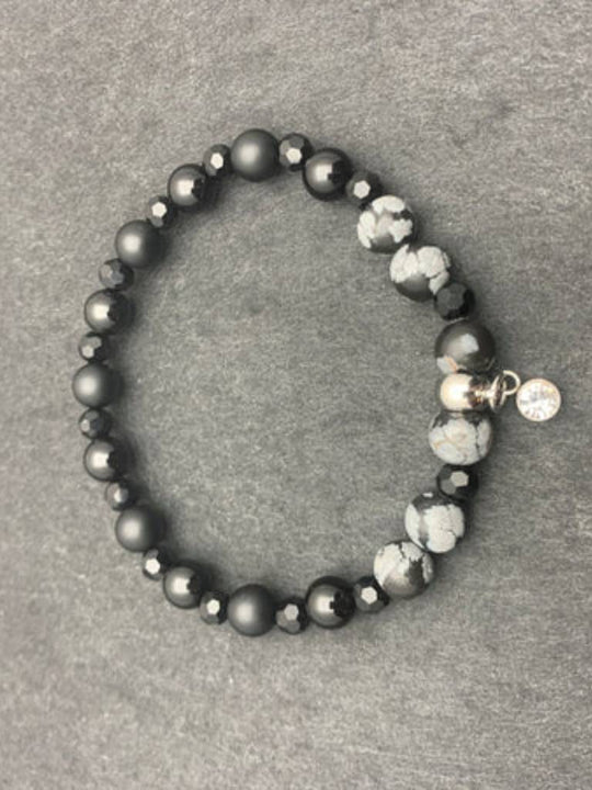 Rock2you Biker Armband Black Snow