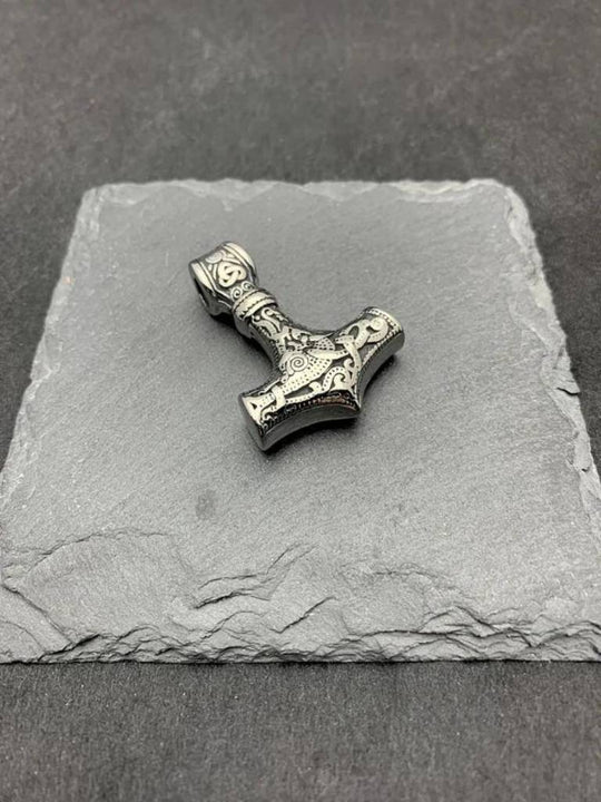 Rock2You Edelstahlanhänger Mystical Hammer 2