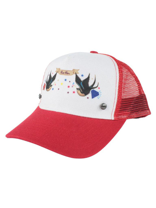 Rusty Pistons Kids Trucker Cap Diamond Red