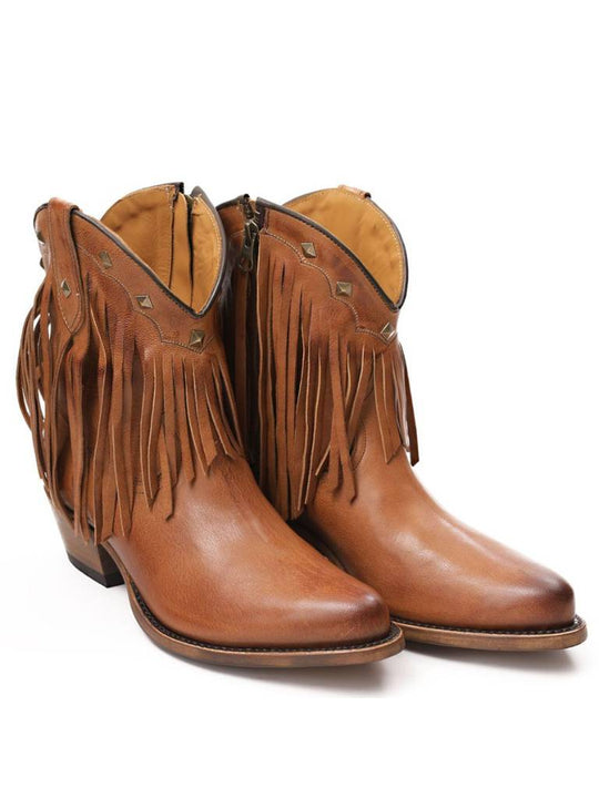 Sancho Westernbottine 2374 mit Fransen