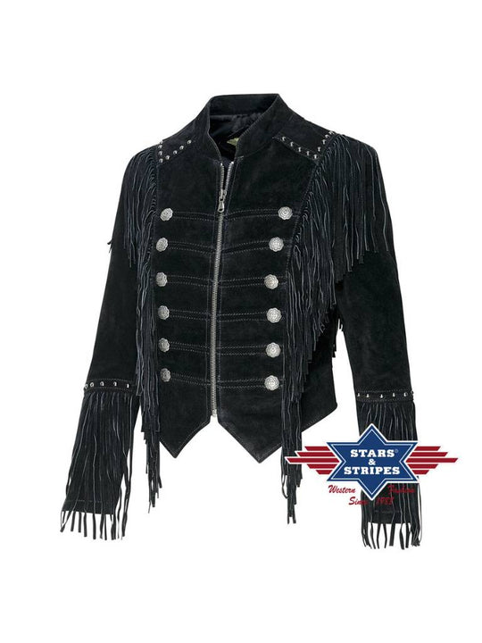 Stars & Stripes Brianna Western Lederjacke