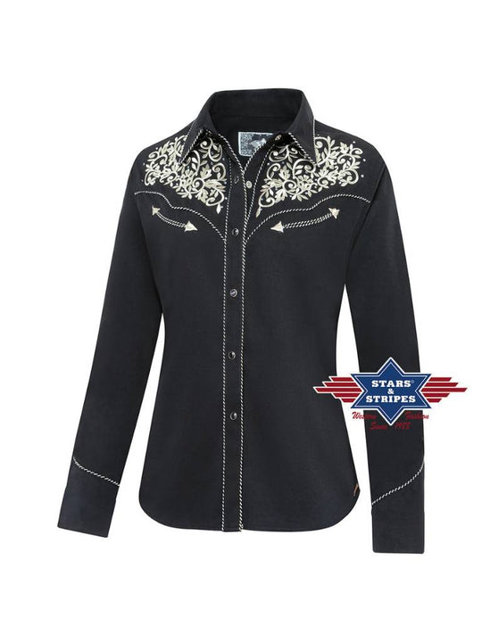 Stars & Stripes Holly Western Bluse