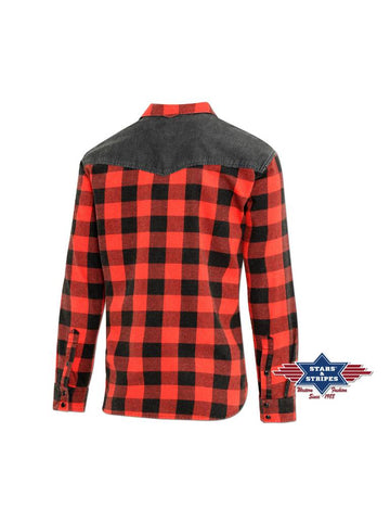 Stars & Stripes Lumberjack Western Hemd - Salathé Jeans & Army Shop AG