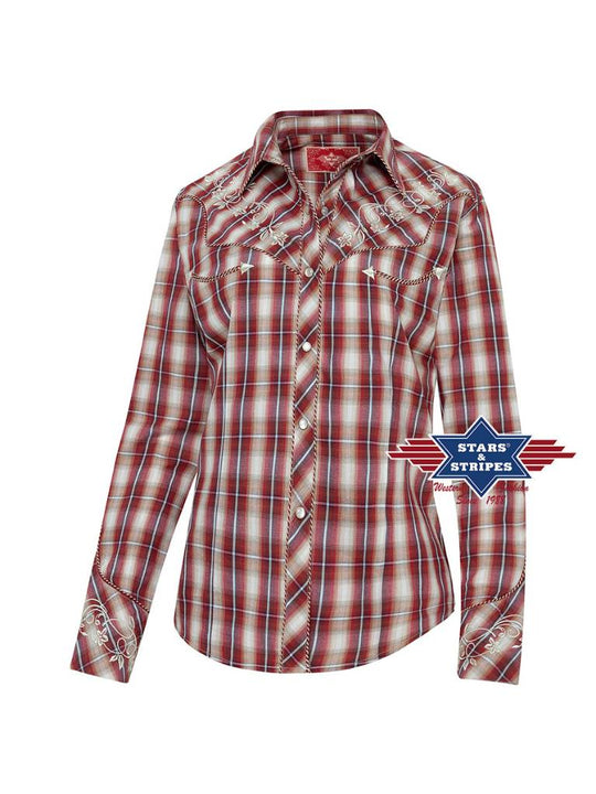 Stars & Stripes Tammy Western Bluse
