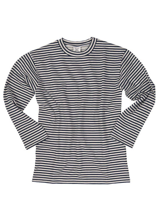 Sturm Russ. Marine Pullover Gestreift Winter